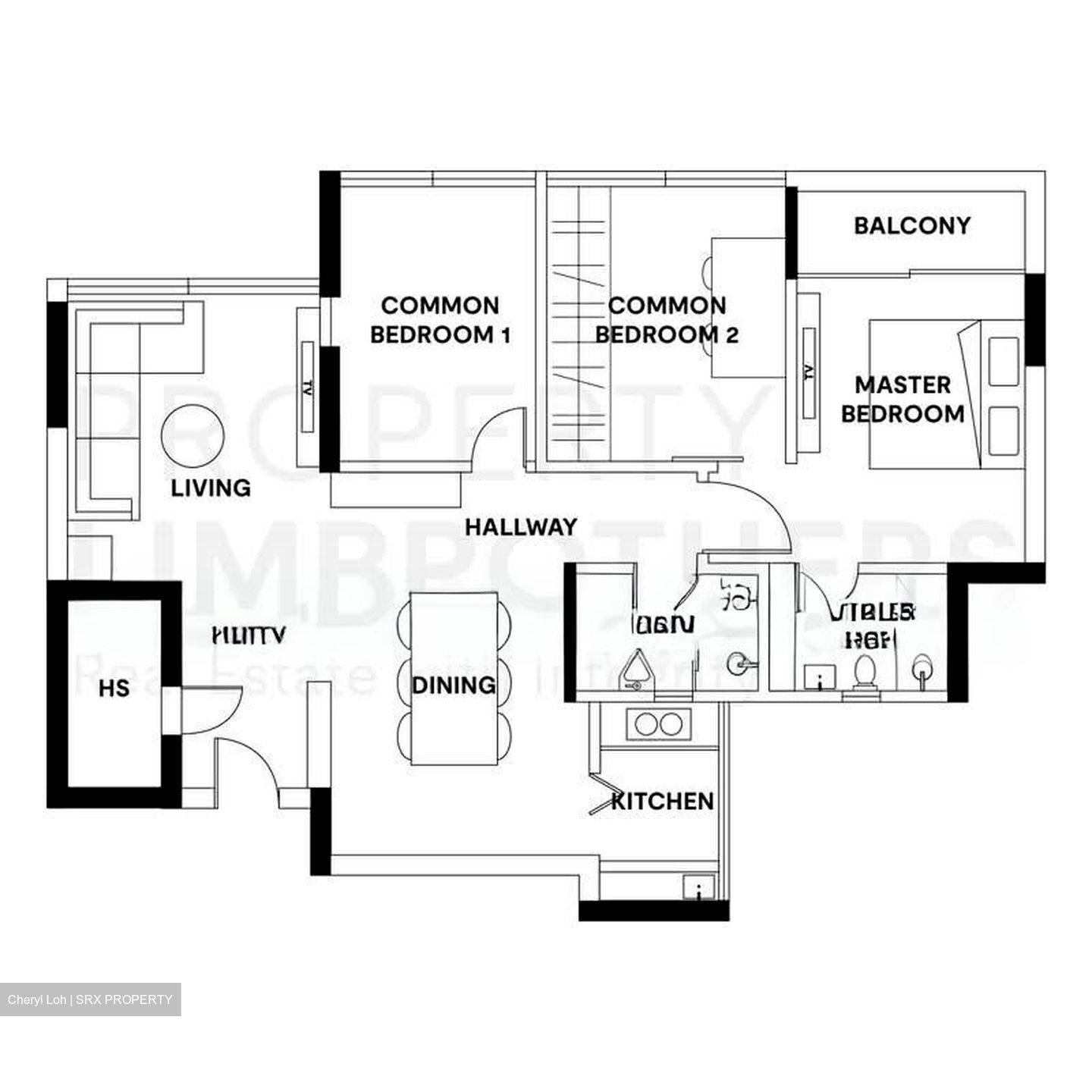 Blk 316A Waterway Cascadia (Punggol), HDB 4 Rooms #597082031